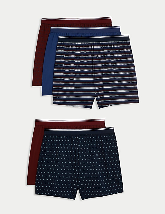 Marks and spencer mens cotton boxer shorts shop