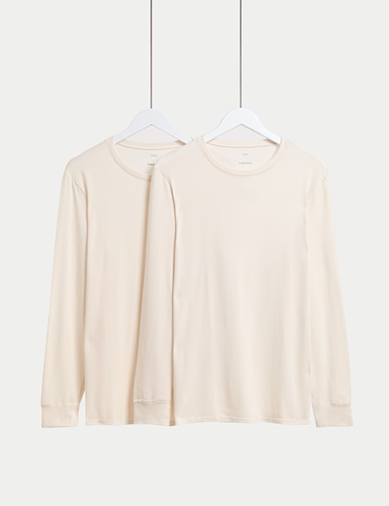 2pk Heatgen™ Light Thermal Long Sleeve Tops