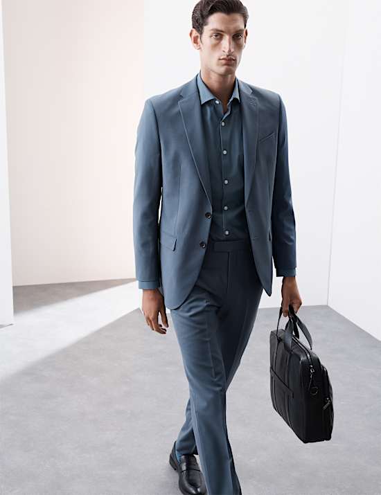 Tailored Fit Performance Suit Jacket