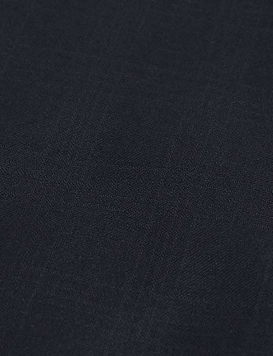 Tailored Fit Pure Wool Check Suit Jacket