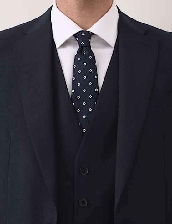 Pure Wool Check Waistcoat