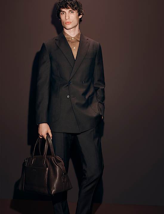 Tailored Fit Wool Rich Suit Jacket