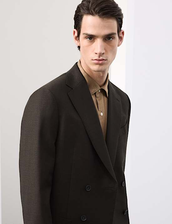 Tailored Fit Wool Rich Suit Jacket