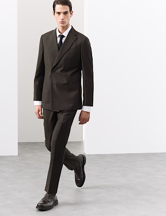 Tailored Fit Wool Rich Suit Jacket