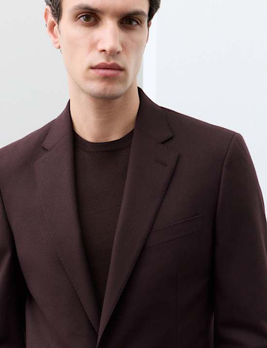 Italian Wool Blend Performance Jacket