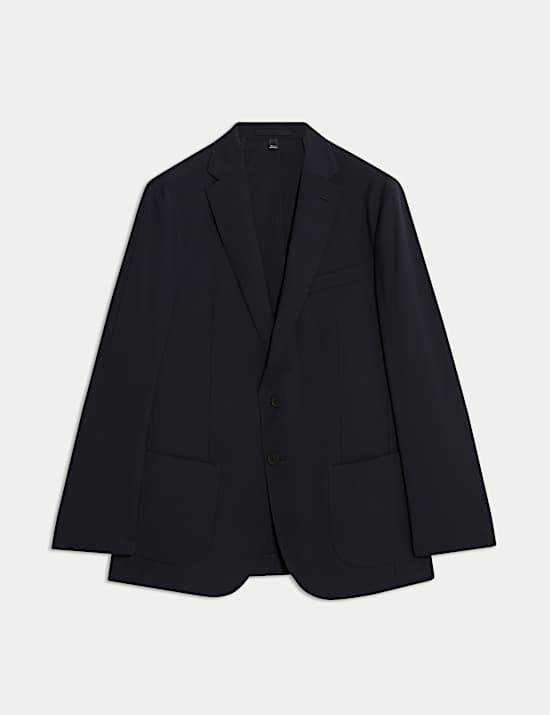Eng geschnittene, packbare Performance-Anzugjacke