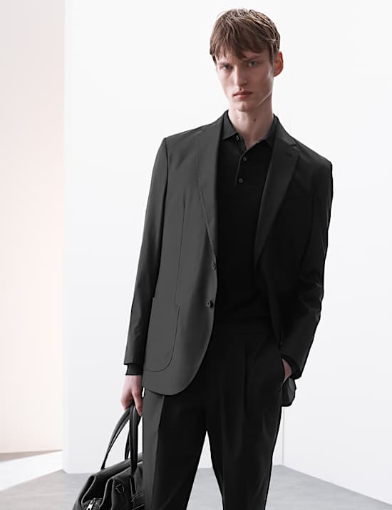 Tailored Fit Performance Packable Suit Jacket
