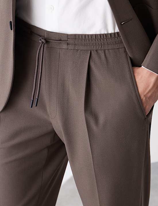 Tailored Fit Performance Twill Trousers