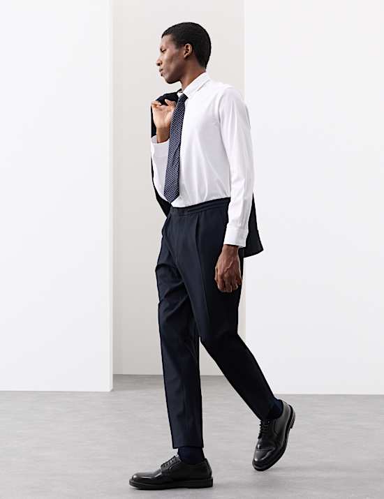 Tailored Fit Performance Twill Trousers