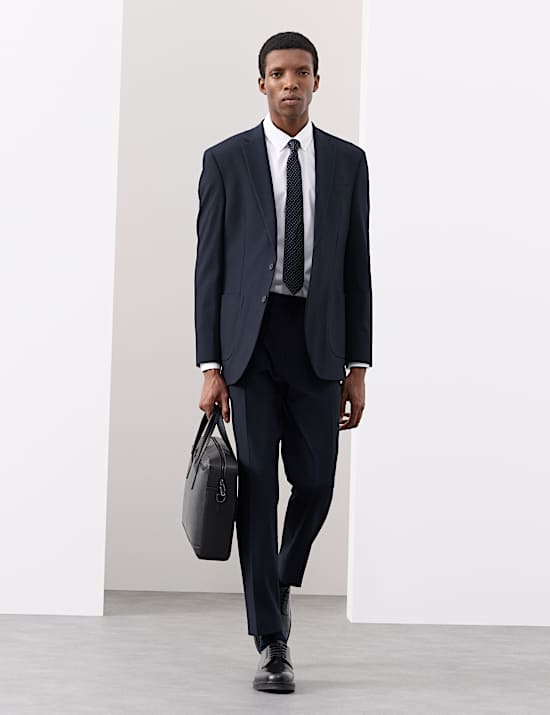 Tailored Fit Performance Twill Trousers