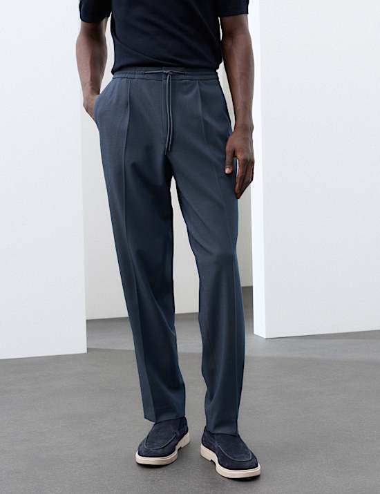 Tailored Fit Performance Twill Trousers