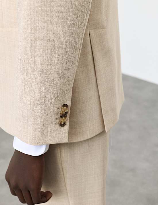 Tailored Fit Merino Wool Rich Suit Jacket