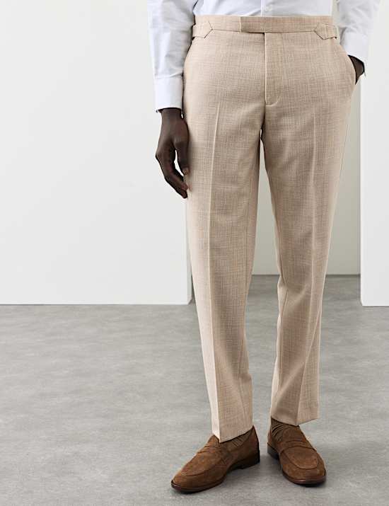 Merinowolrijke pantalon met elegante snit