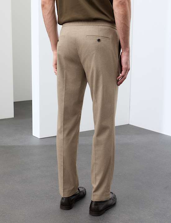 Italian Wool Blend Performance Trousers
