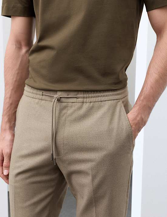 Italian Wool Blend Performance Trousers