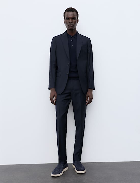 Tailored Fit Pure Wool Suit Jacket
