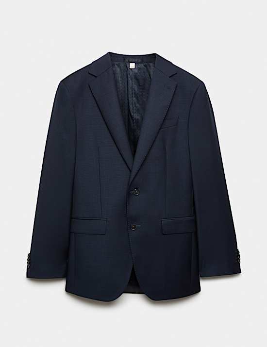 Tailored Fit Pure Wool Suit Jacket
