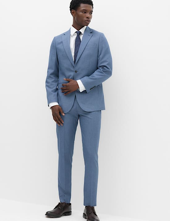Tailored Fit Textured Jacket