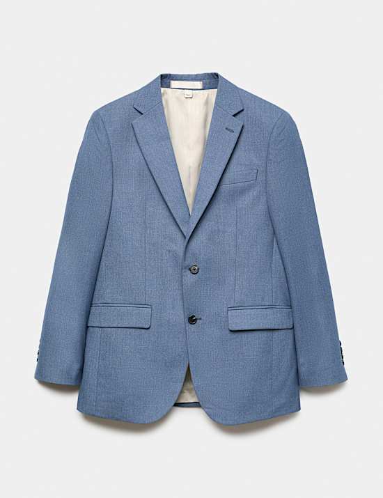 Tailored Fit Textured Jacket