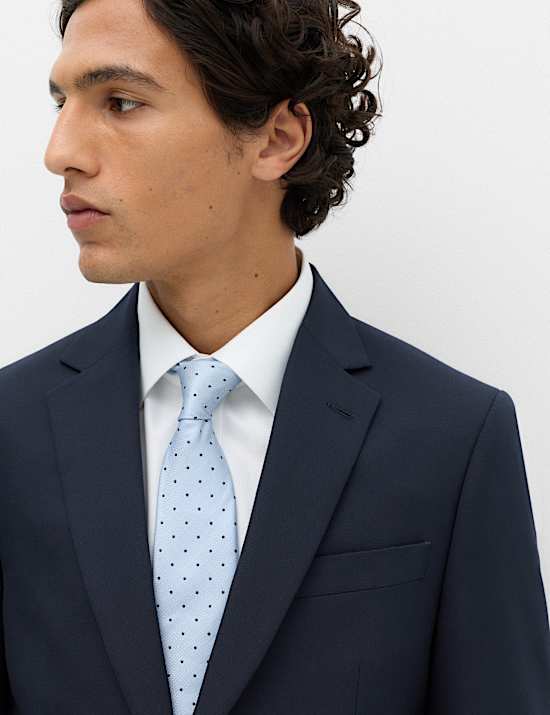 Tailored Fit Textured Jacket