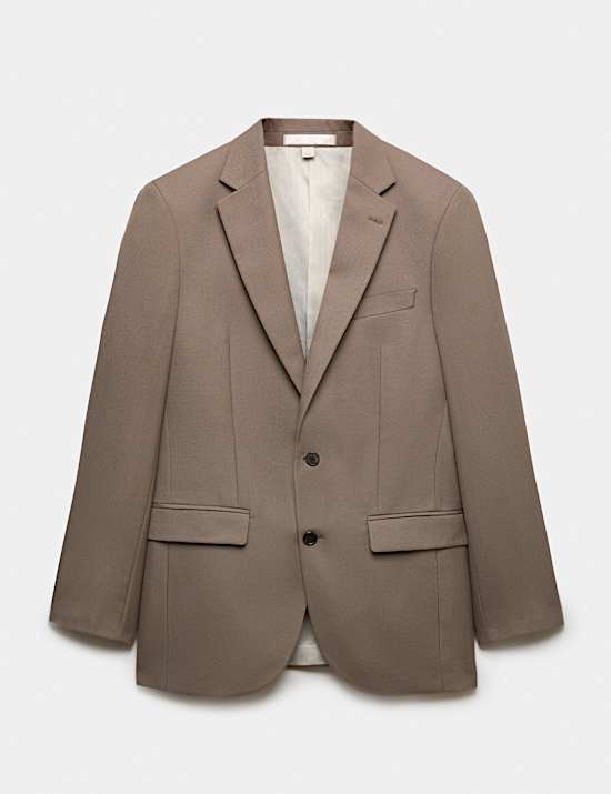 Tailored Fit Textured Jacket
