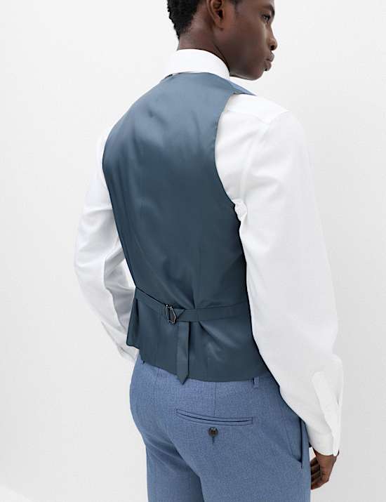 Gilet de costume textur&eacute;