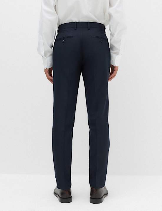 Tailored Fit Textured Suit Trousers