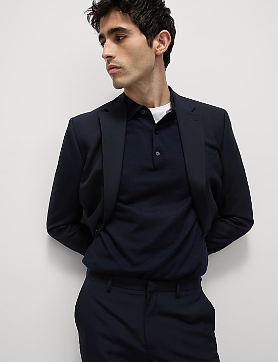 Slim Fit Machine Washable Suit Jacket