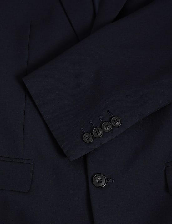 Regular Fit Machine Washable Suit Jacket