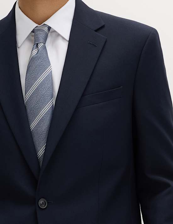 Regular Fit Machine Washable Suit Jacket