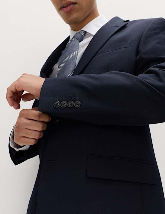 Regular Fit Machine Washable Suit Jacket