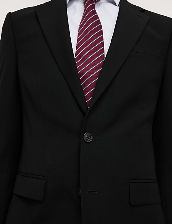 Regular Fit Machine Washable Suit Jacket