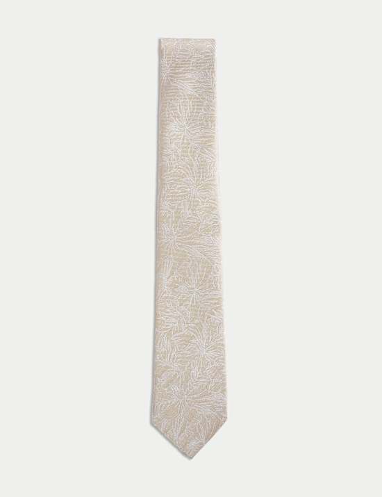 Floral Pure Silk Tie