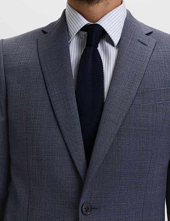 Slim Fit Wool Blend Suit Jacket
