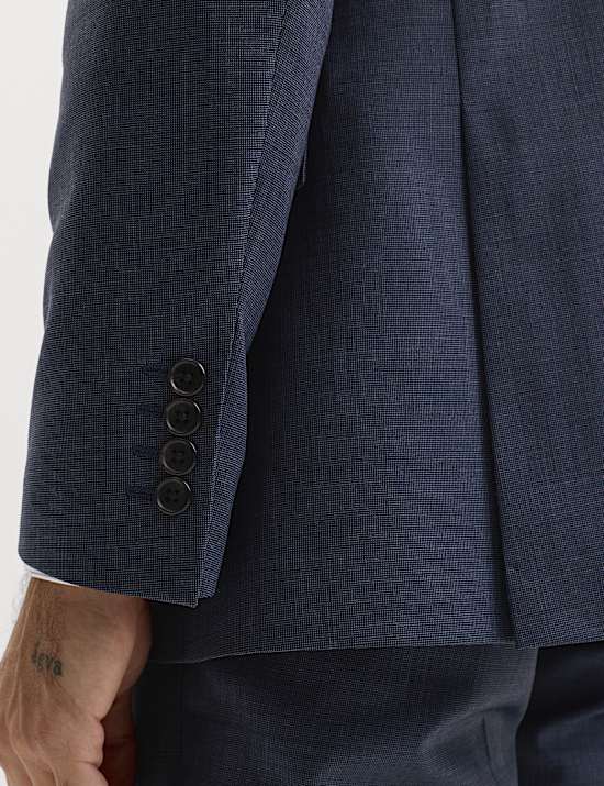 Slim Fit Wool Blend Suit Jacket