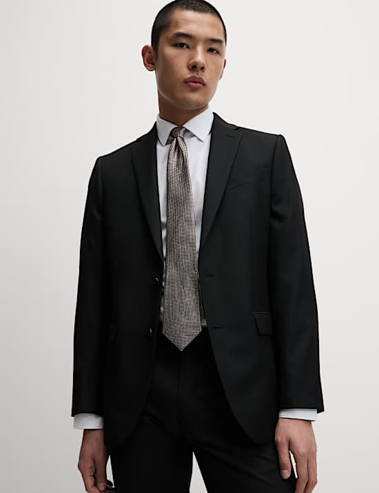 Tailored Fit Stretch Suit Jacket