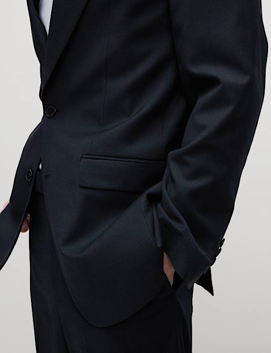 Veste tailleur extensible coupe d&eacute;contract&eacute;e