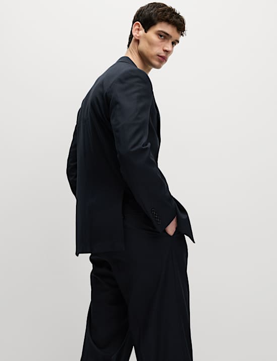 Veste tailleur extensible coupe d&eacute;contract&eacute;e