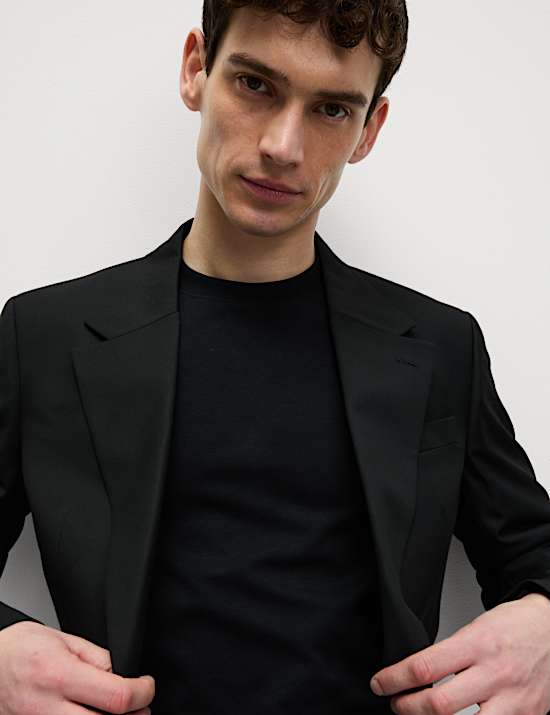 Relaxed Fit Stretch Suit Jacket