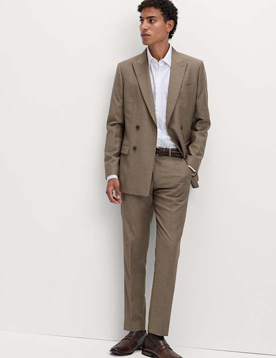 Slim Fit Stretch Suit Trousers