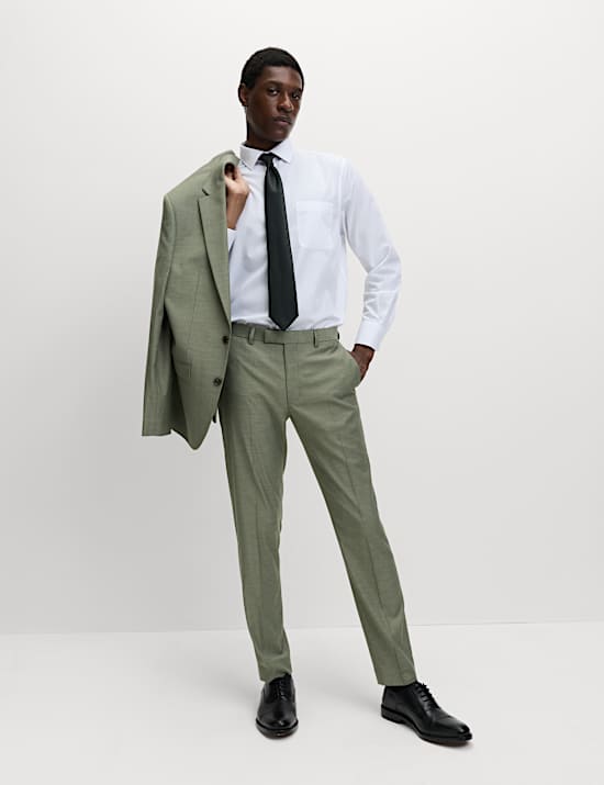 Slim Fit Stretch Suit Trousers