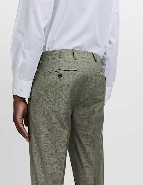 Slim Fit Stretch Suit Trousers