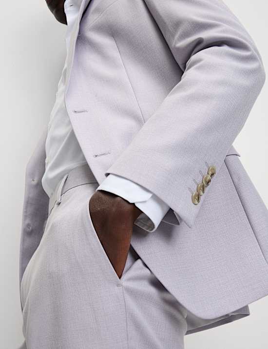 Slim Fit Stretch Suit Trousers