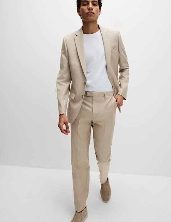 Slim Fit Stretch Suit Trousers