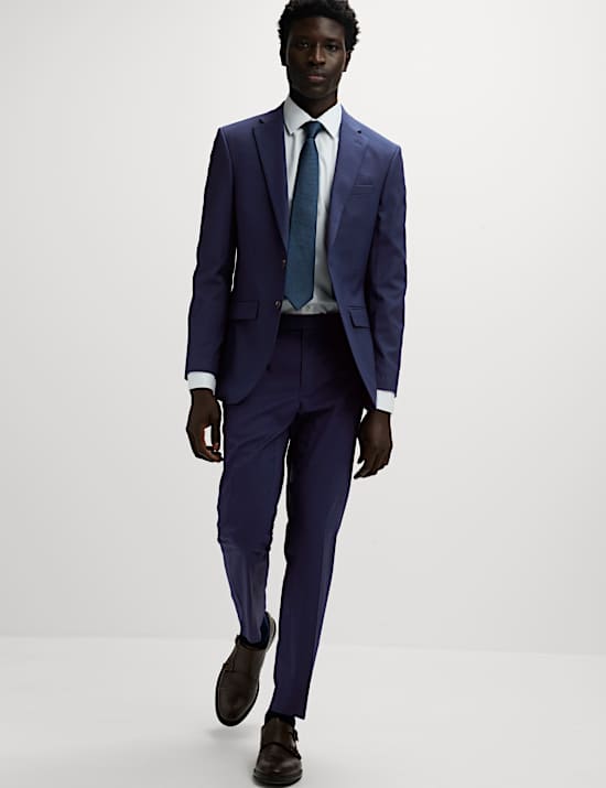 Slim Fit Stretch Suit Trousers