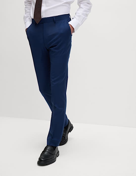 Pantalon met stretch en skinny pasvorm