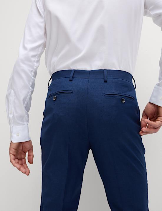Skinny Fit Stretch Suit Trousers
