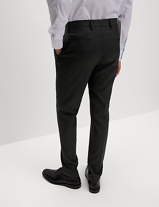 Skinny Fit Stretch Suit Trousers