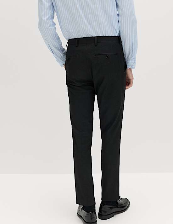Skinny Fit Stretch Suit Trousers