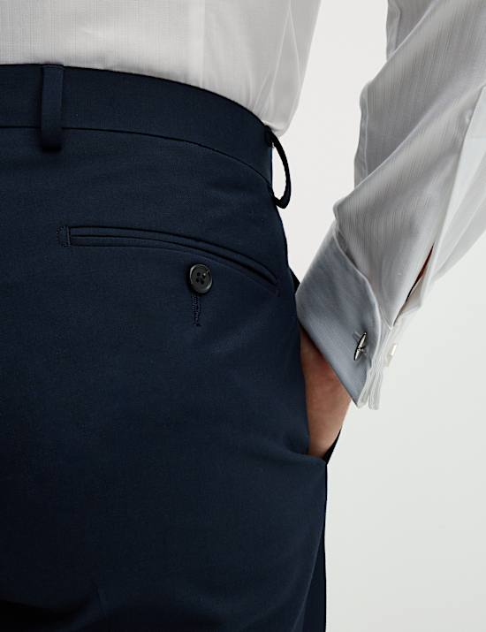 Regular Fit Stretch Suit Trousers